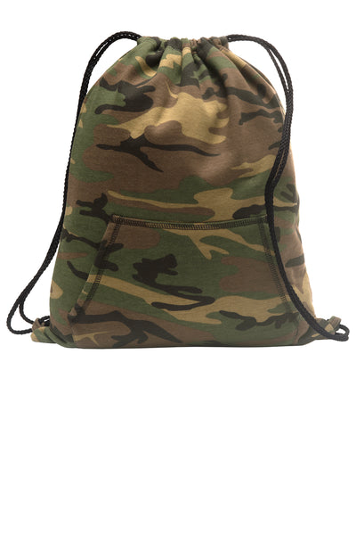 Drawstring sweatshirt cinch bag