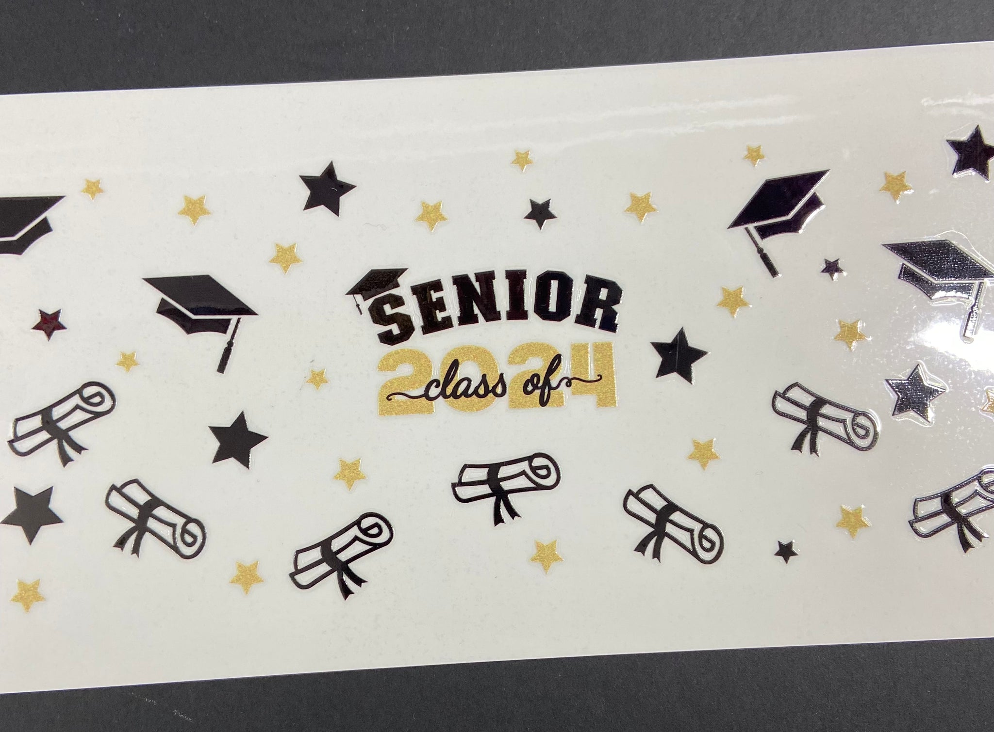 UV DTF WRAP- Graduation Senior 2024