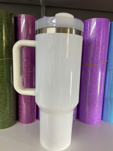 Sublimation 40oz White Tumbler