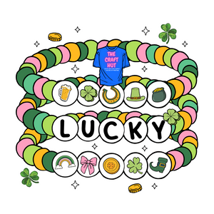 St Patrick DTF Transfer -Lucky Bracelet