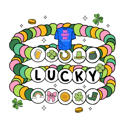 St Patrick DTF Transfer -Lucky Bracelet