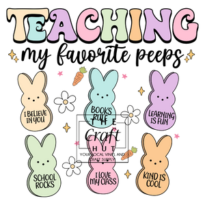 Easter DTF Transfer - Teaching Peeps (Adult)