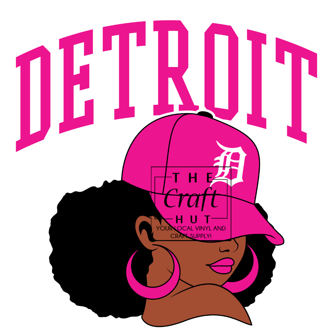 Tigers DTF - Detroit Girl (Pink)