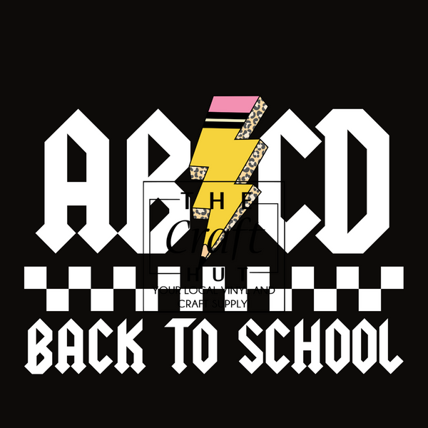 ABCD - Back To School DTF Transfer