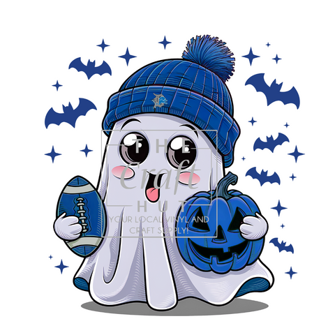 Halloween DTF Transfer - Blue Ghost