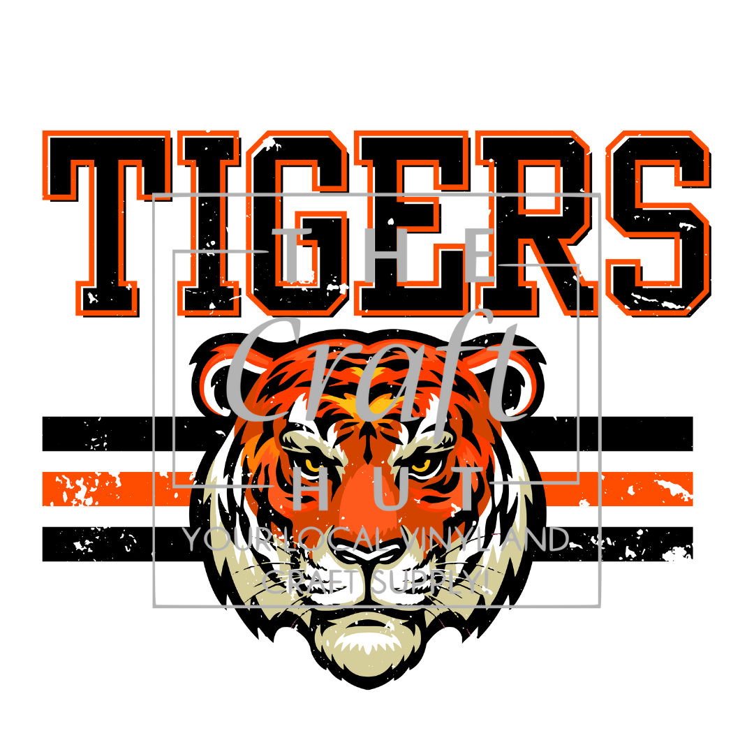 Tigers DTF Transfer - Tigers Stripe