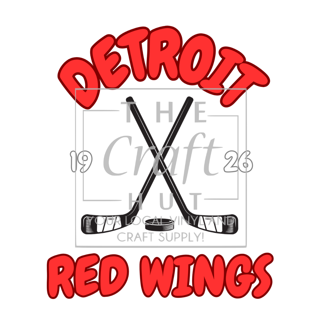 Red Wings DTF Transfer - Detroit Hockey Est.1926