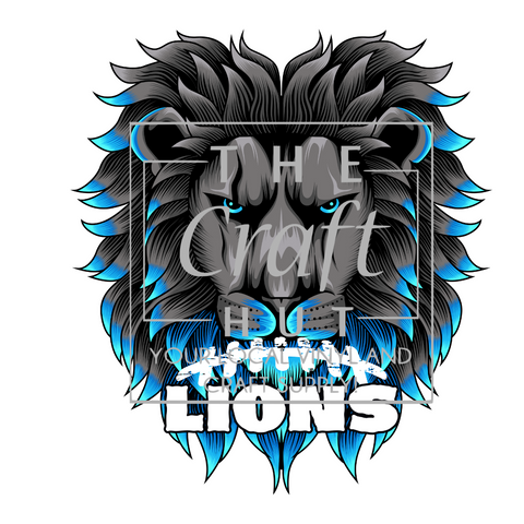 Lions DTF Transfer- Lions Head