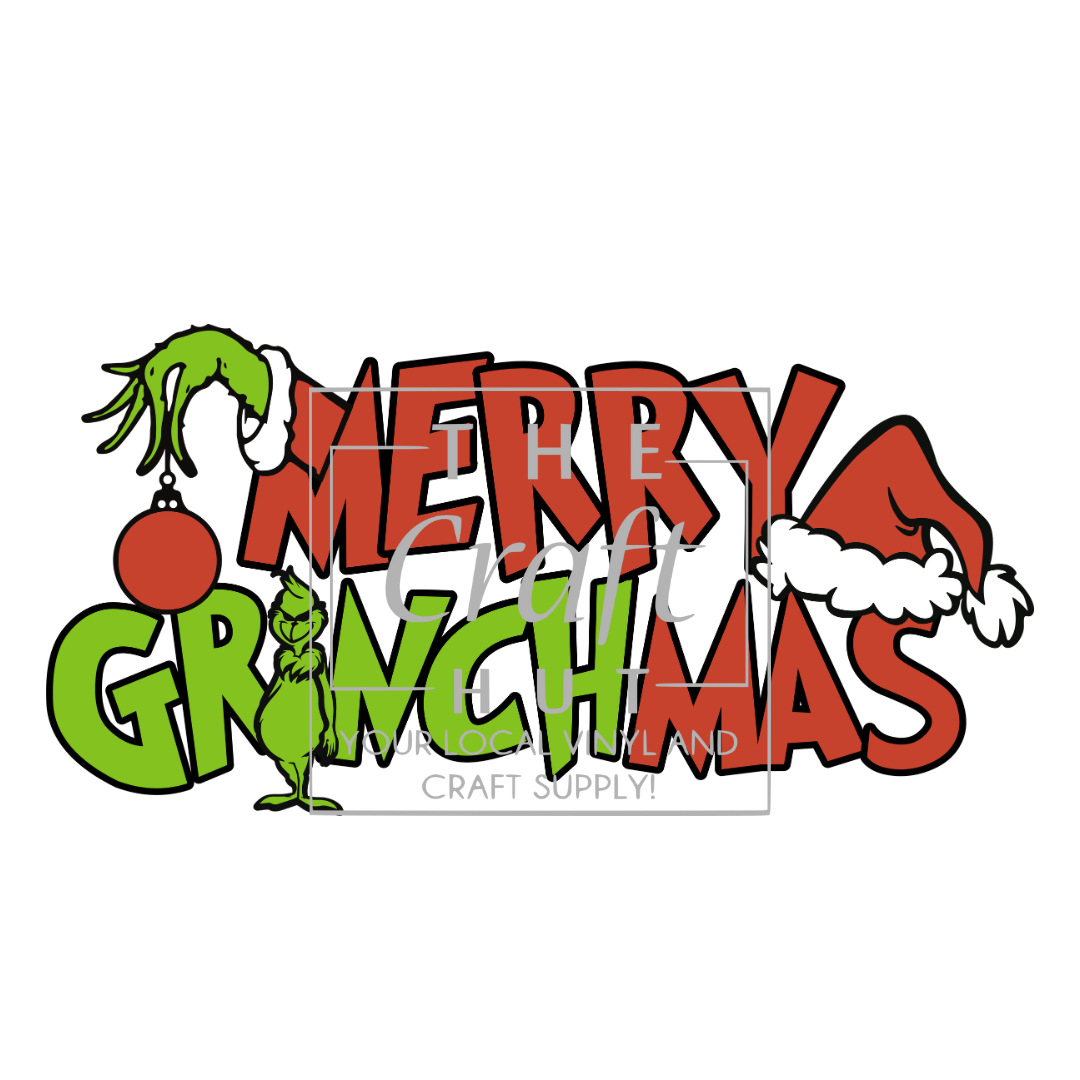 Christmas DTF Transfer - Merry Grinchmas