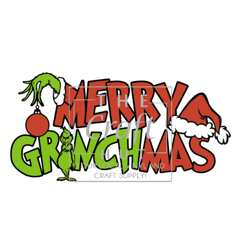 Christmas DTF Transfer - Merry Grinchmas