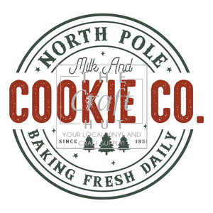 Christmas DTF Transfer - North Pole Cookie Co.