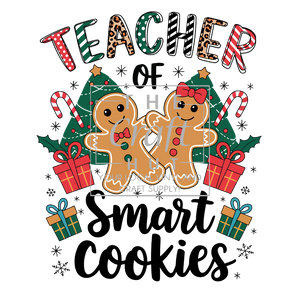 Christmas DTF Transfer - Teacher Of Smart Cookies