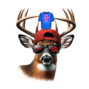 Valentines Day  DTF Transfer - Deer W/ Sunglasses