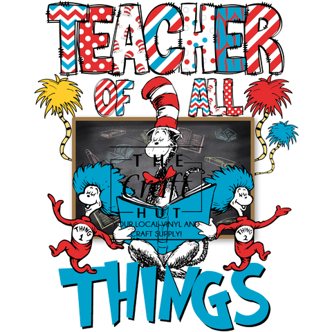 Reading Month DTF- Teacher Of All Things (Adult)